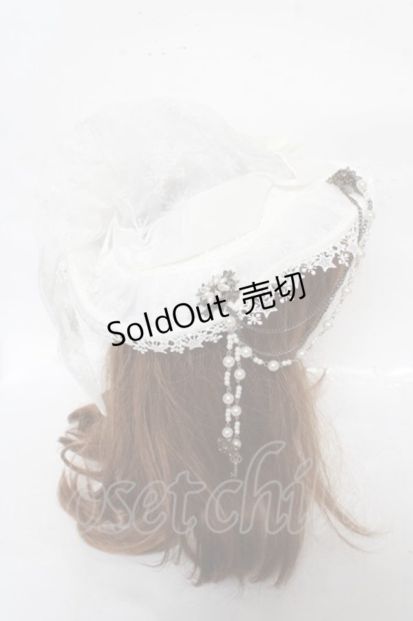 画像4: Hoshibako Works / サマーウィッチハット  ホワイト Y-26-03-12-038-LO-AC-SZ-ZY (4)