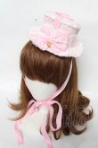 画像1: Angelic Pretty / Airy Heart プレゼントリボンミニハット  ピンク Y-26-03-12-039-AP-AC-SZ-ZS (1)