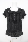 画像1: Angelic Pretty / フェアリーエアリーブラウス  黒 Y-26-03-13-001-AP-BL-SZ-ZY (1)