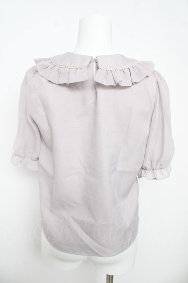 画像2: evelyn / パール襟ブラウス  ピンク Y-26-03-13-048-LO-BL-SZ-ZY (2)