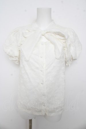 画像: evelyn / チョーカーリボンレースTP  オフシロ Y-26-03-13-050-LO-BL-SZ-ZY