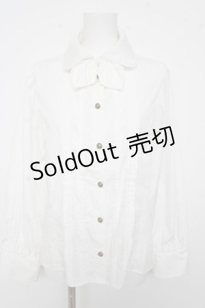 画像: Kurumi Collaboration / ノエル・ド・メモワール ブラウス LL 中白 Y-26-03-13-057-LO-BL-SZ-ZY