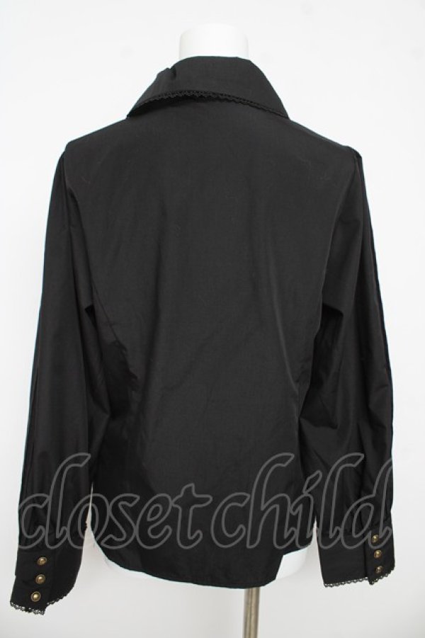 画像2: Kurumi Collaboration / ノエル・ド・メモワール ブラウス LL 黒 Y-26-03-13-058-LO-BL-SZ-ZY (2)