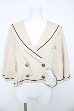 画像: Kurumi Collaboration / TT*KRMセーラーケープ L 中薄橙 Y-26-03-13-061-LO-JA-SZ-ZY