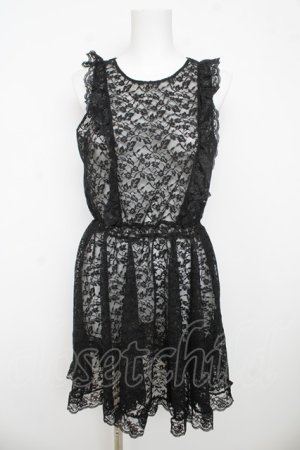 画像: Katie / 総レースワンピース  黒 Y-26-03-13-066-LO-OP-SZ-ZY