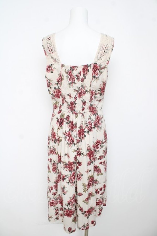 画像2: axes femme / クラシック花柄ジャンスカ M 生成り Y-26-03-13-071-AX-OP-SZ-ZY (2)