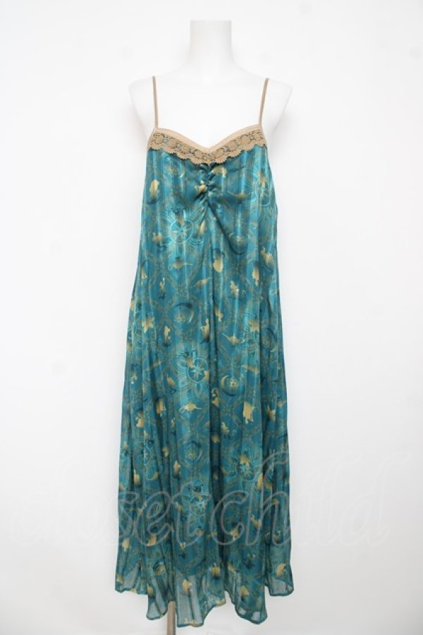 画像1: axes femme / アラジン/キャミワンピース M グリーン Y-26-03-13-073-AX-OP-SZ-ZY (1)