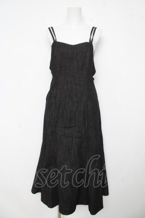 画像: axes femme / バックリボンキャミワンピース F 黒 Y-26-03-13-074-AX-OP-SZ-ZY