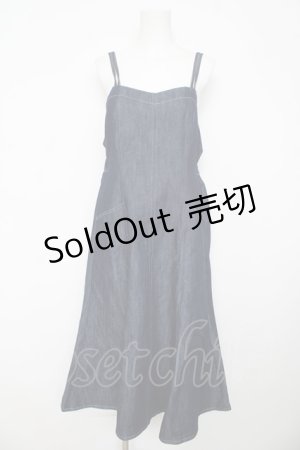 画像: axes femme / バックリボンキャミワンピース F インディゴ Y-26-03-13-075-AX-OP-SZ-ZY