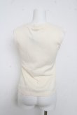 画像2: axes femme / ビジューデザインタンクトップ M 生成り Y-26-03-13-008-AX-TO-SZ-ZY (2)