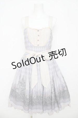 画像: axes femme kawaii / ローズキャッスル柄ワンピース M ラベンダー Y-26-03-13-085-AX-OP-SZ-ZY