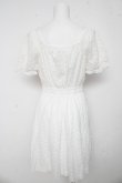 画像2: axes femme POETIQUE / 【柴田あやなさんコラボ】コットンレースワンピース M 白 Y-26-03-13-099-AX-OP-SZ-ZY (2)