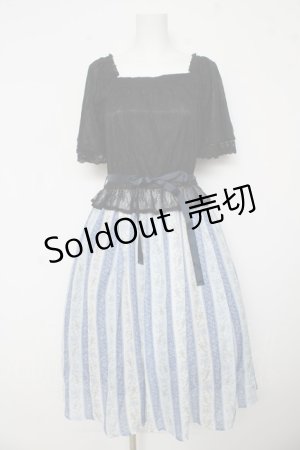 画像: axes femme / ミュルーズドッキングワンピース M 紺 Y-26-03-13-100-AX-OP-SZ-ZY