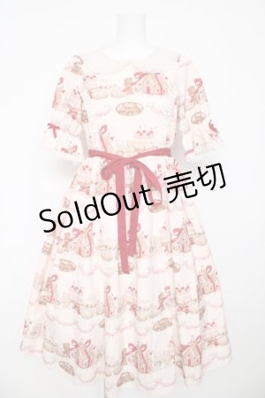 画像: axes femme kawaii / お菓子の家柄ワンピース M 生成り Y-26-03-13-104-AX-BL-SZ-ZY