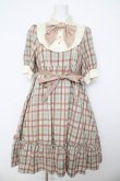 画像1: axes femme kawaii / チェック柄ワンピース M グリーン Y-26-03-13-105-AX-OP-SZ-ZY (1)