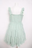 画像2: FCL / フリルジャンパースカート 4L ミント Y-26-03-13-114-LO-OP-SZ-ZY (2)