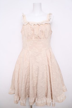 画像: Eri Aino's collaboration / マノン・ローズ ジャンパースカート LL 生成り Y-26-03-13-115-LO-OP-SZ-ZY