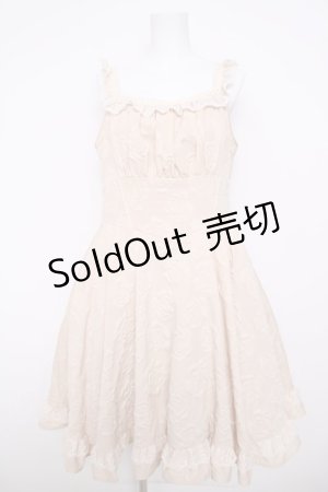 画像: Eri Aino's collaboration / マノン・ローズ ジャンパースカート LL 生成り Y-26-03-13-115-LO-OP-SZ-ZY