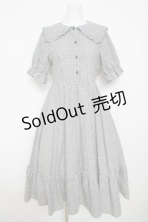 画像: m petit by misako / AM*ギンガムCHKワンピース M 中灰 Y-26-03-13-117-LO-OP-SZ-ZY