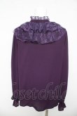 画像2: axes femme kawaii / レースフリル長袖ブラウス M パープル Y-26-03-13-014-AX-BL-SZ-ZY (2)