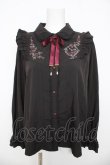 画像1: axes femme / 【my axes】ブラウス L 黒 Y-26-03-13-016-AX-BL-SZ-ZY (1)