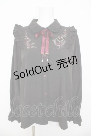 画像: axes femme / 【my axes】ブラウス L 黒 Y-26-03-13-016-AX-BL-SZ-ZY