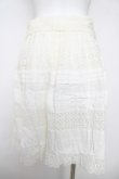 画像2: Jane Marple / コットンレーススカート  シロ Y-26-03-13-138-JM-SK-SZ-ZY (2)