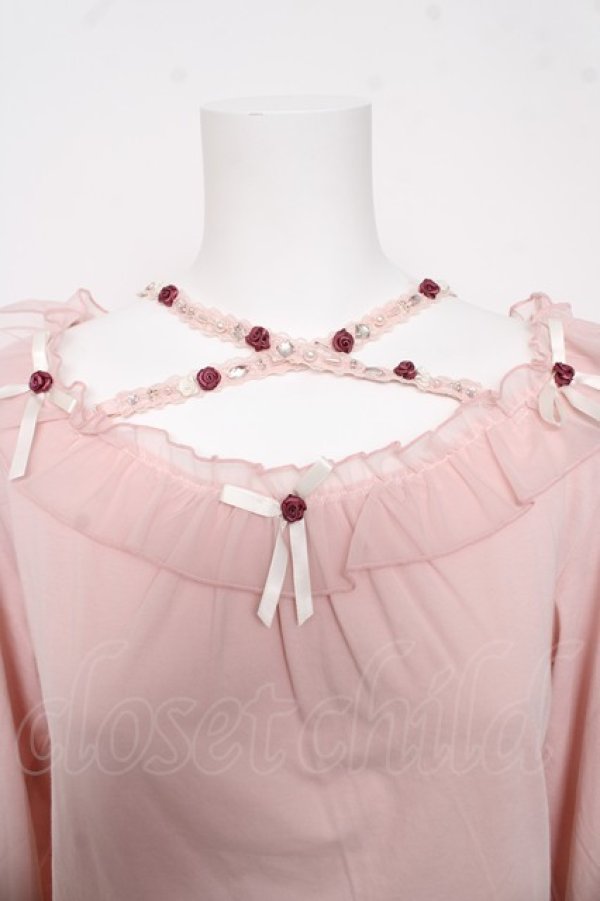 画像3: axes femme / バラストラップフリルインナー F ピンク Y-26-03-13-017-AX-TO-SZ-ZY (3)