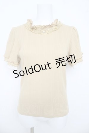 画像: axes femme / プチスタンドリブプルオーバー M イエロー Y-26-03-13-018-AX-TO-SZ-ZY