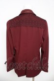 画像2: axes femme / 袖レースアップジャケット M ワイン Y-26-03-13-028-AX-JA-SZ-ZY (2)