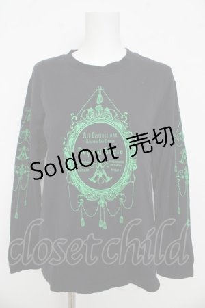 画像: AXES-X / オーナメントプリントロンＴ S 黒 Y-26-03-13-031-LO-TO-SZ-ZY