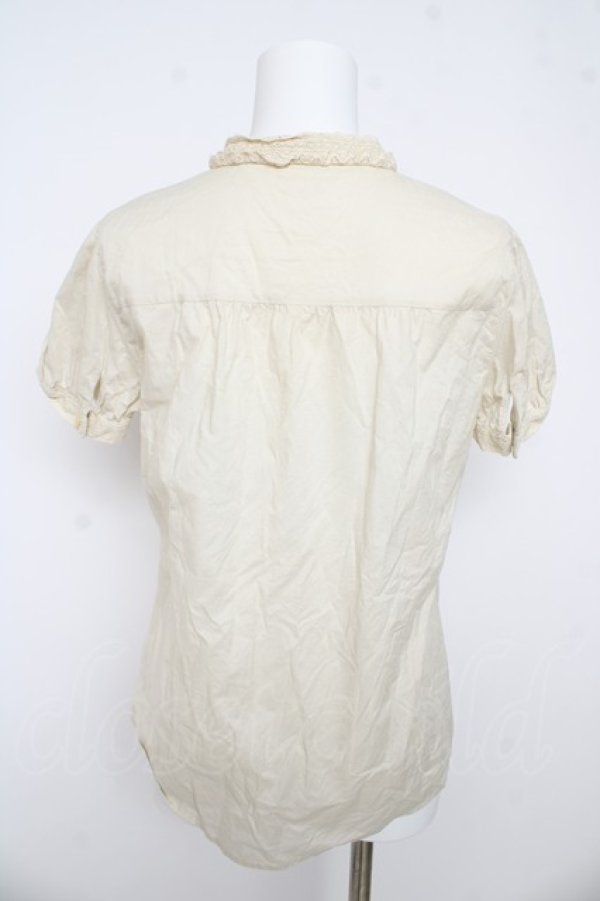 画像2: Jane Marple / フロントピンタックブラウス  生成り Y-26-03-13-042-JM-BL-SZ-ZY (2)