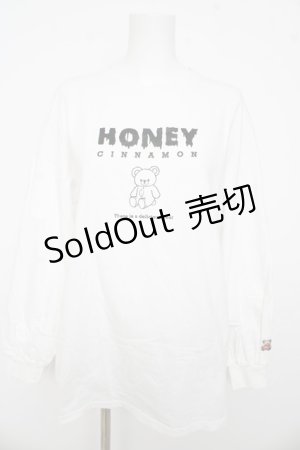 画像: Honey Cinnamon / EAT YOU シナモンロンT F 白 Y-26-03-13-043-LO-TO-SZ-ZY