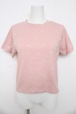 画像1: evelyn / ハート刺繍Tシャツ  ピンク Y-26-03-13-044-LO-TS-SZ-ZY (1)