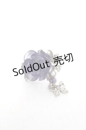 画像: axes femme / エレガントローズリング  ブルー Y-26-03-16-001-AX-AC-SZ-ZY