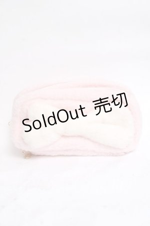 画像: LIZ LISA / ビッグリボンポーチ  ピンク Y-26-03-16-041-LO-ZA-SZ-ZY