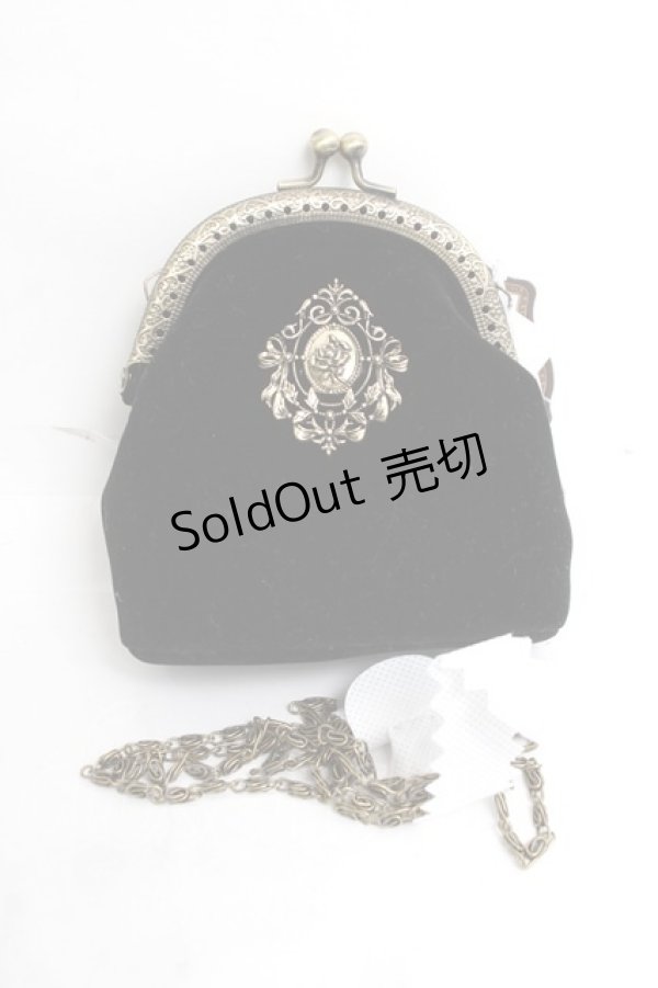 画像1: Kurumi Collaboration / がま口バック  黒 Y-26-03-16-043-LO-ZA-SZ-ZY (1)