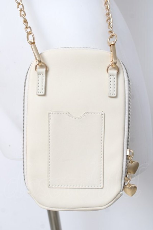 画像3: m petit by misako / NINA’S スマホショルダー バッグ  中白 Y-26-03-16-044-LO-ZA-SZ-ZY (3)