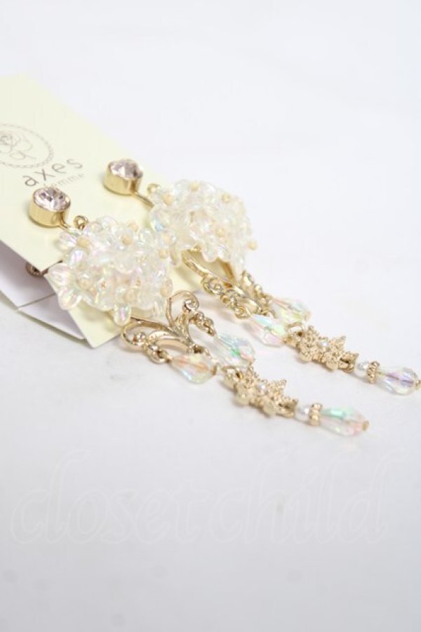 画像2: axes femme / オーロラガラス風イヤリング  ゴールド Y-26-03-16-004-AX-AC-SZ-ZY (2)