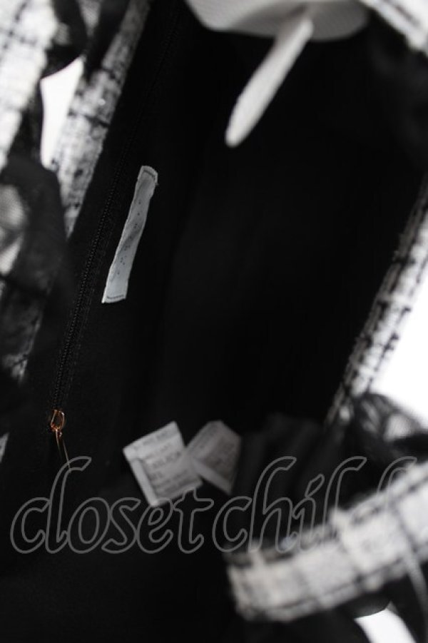 画像4: couture BY ROJITA / ツイードロゴハンドバック  白 Y-26-03-16-049-LO-BG-SZ-ZY (4)