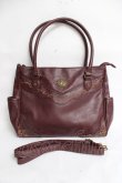 画像1: axes femme / REDLabel A4トートバッグ  ワイン Y-26-03-16-054-AX-BG-SZ-ZY (1)