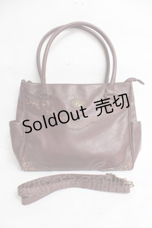 画像: axes femme / REDLabel A4トートバッグ  ワイン Y-26-03-16-054-AX-BG-SZ-ZY