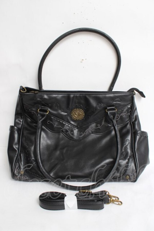 画像1: axes femme / REDLabel A4トートバッグ  黒 Y-26-03-16-055-AX-BG-SZ-ZY (1)