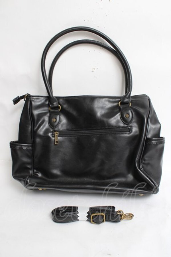 画像2: axes femme / REDLabel A4トートバッグ  黒 Y-26-03-16-055-AX-BG-SZ-ZY (2)