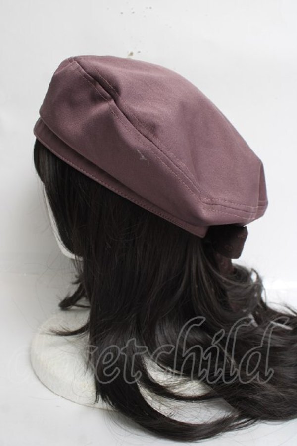 画像2: axes femme POETIQUE / バックリボンベレー帽  ピンク Y-26-03-16-059-AX-AC-SZ-ZY (2)