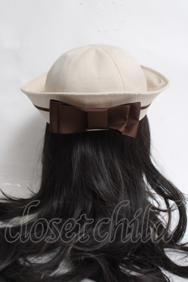 画像3: Kurumi Collaboration / KRM*マリンハット  オフベージュ Y-26-03-16-061-LO-AC-SZ-ZY (3)