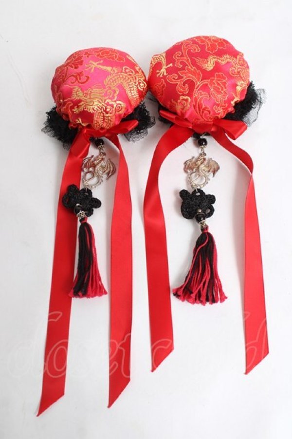 画像3: LOLITAその他(お買取対象外) / シニヨンクリップセット  赤 Y-26-03-16-067-LO-ZA-SZ-ZY (3)