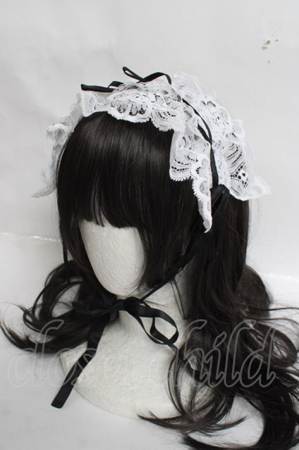 画像1: MABLE / レースヘッドドレス   Y-26-03-16-070-GO-AC-SZ-ZY (1)