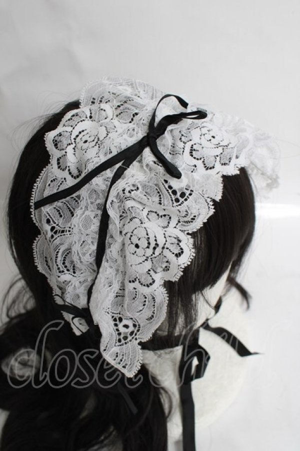 画像4: MABLE / レースヘッドドレス   Y-26-03-16-070-GO-AC-SZ-ZY (4)