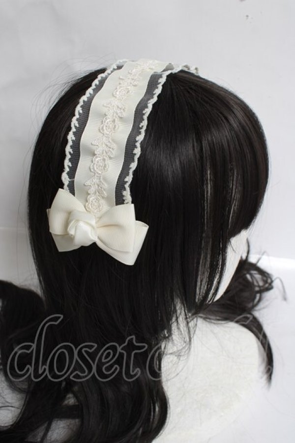 画像3: m petit by misako / AM*NIヘッドドレスA  淡薄橙 Y-26-03-16-071-LO-AC-SZ-ZY (3)